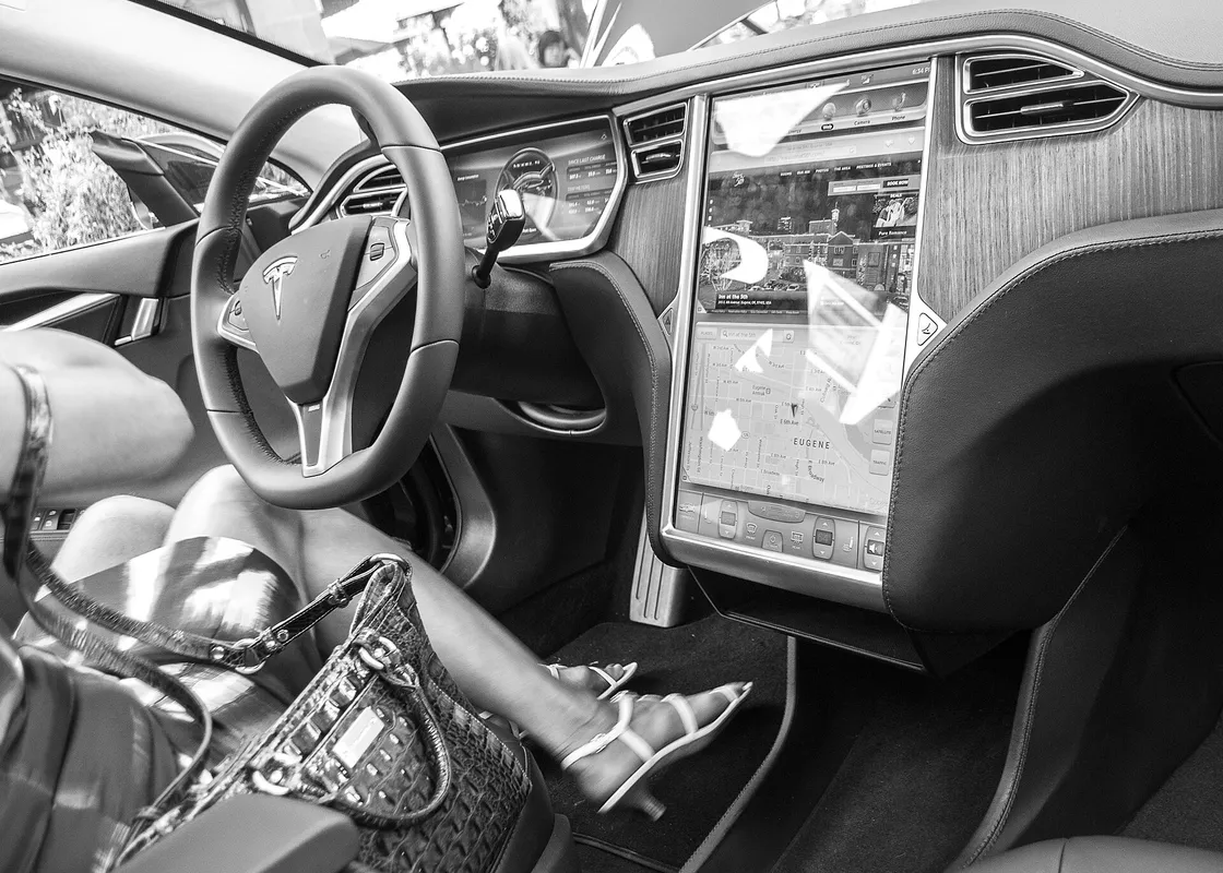 Inside a Tesla Model S